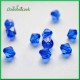 Diamenciki akrylowe 6mm szafirowe przeźroczyste 