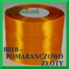 Tasiemka satynowa 6mm kolor pomarańczowo złoty 8018