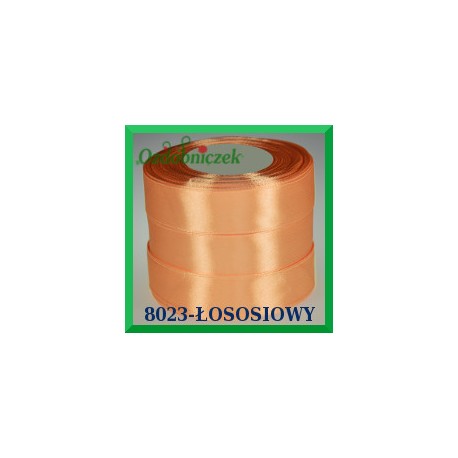 Tasiemka satynowa 6mm kolor łososiowy 8023