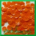 Cekiny 8mm pomarańczowe matowe