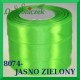 Tasiemka satynowa 6mm kolor jasny zielony 8074