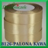 Tasiemka satynowa 6mm kolor kawa z mlekiem 8126