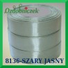 Tasiemka satynowa 6mm kolor szary jasny 8136
