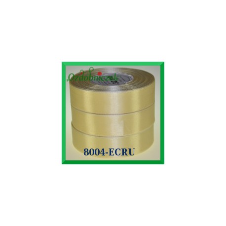 Tasiemka satynowa 12mm kolor ecru 8004