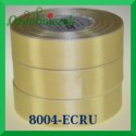 Wstążka tasiemka satynowa 12mm kolor ecru 8004