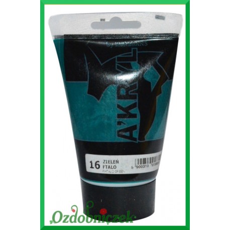 Farba akrylowa 100ml zieleń ftalo - 16