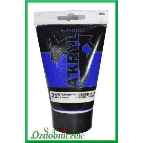 Farba akrylowa 100ml ultramaryna - 21