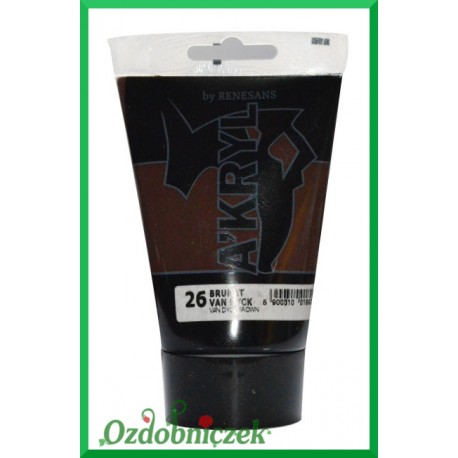Farba akrylowa 100ml brunat Van Dyck - 26