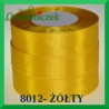 Tasiemka satynowa 12mm kolor żółty 8012