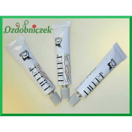 Relief konturówka 3D biała