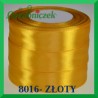 Tasiemka satynowa 12mm kolor złoty 8016
