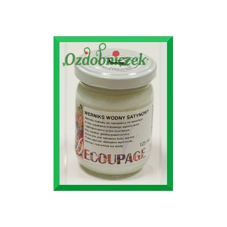 Werniks końcowy satynowy 125ml