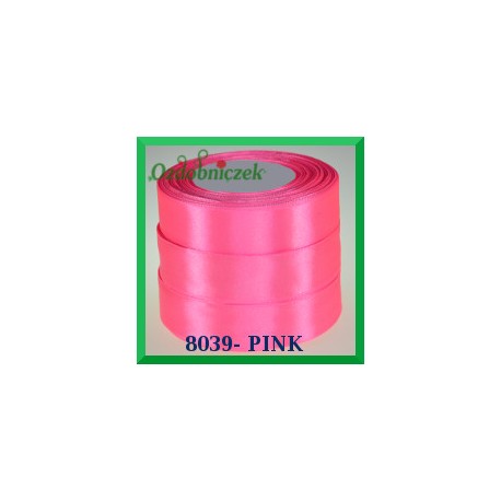 Tasiemka satynowa 12mm kolor pink 8039