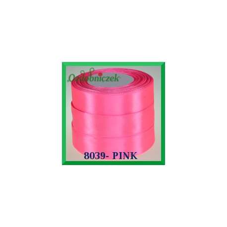 Tasiemka satynowa 12mm kolor pink 8039