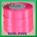 Wstążka tasiemka satynowa 12mm kolor pink 8039