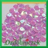 Cekiny 6mm liliowe opalizujące