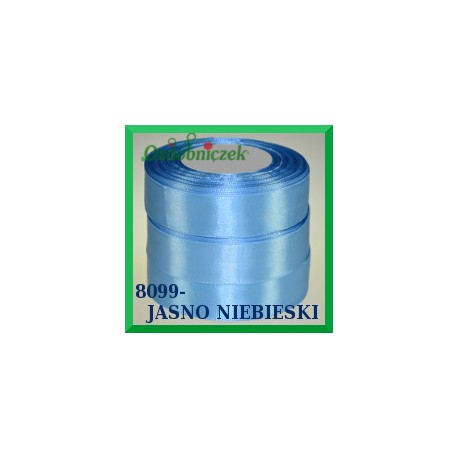 Tasiemka satynowa 12mm kolor jasny niebieski 8099