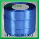 Tasiemka satynowa 12mm kolor niebieski 8105