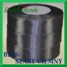 Tasiemka satynowa 12mm kolor szary ciemny 8140