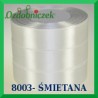 Tasiemka satynowa 25mm kolor brudna biel 8003