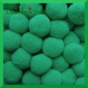 Pompony jasny zielony 13mm/100szt