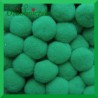Pompony jasny zielony 13mm/100szt