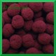 Pompony bordowe 13mm/100szt