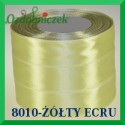 Wstążka tasiemka satynowa 25mm kolor jasny ecru 8010