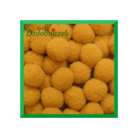 Pompony miodowe 13mm/100szt