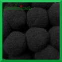 Pompony czarne 20mm/100szt