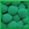 Pompony zielone 20mm/100szt