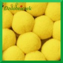 Pompony żółte 20mm/100szt