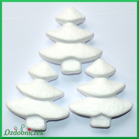 Choinka styropianowa płaska 9.5cm