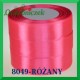 Tasiemka satynowa 25mm kolor różany 8049