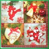 Serwetka do decoupage ozdoby choinkowe 1szt.