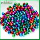 Perełki 4mm rude metaliczne