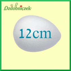 Jajko styropianowe 12 cm