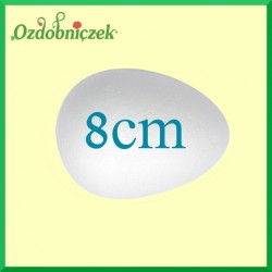 Jajko styropianowe 8cm 