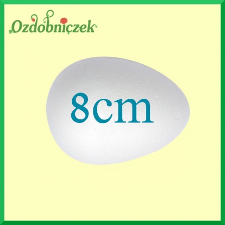 Jajko styropianowe 8cm 