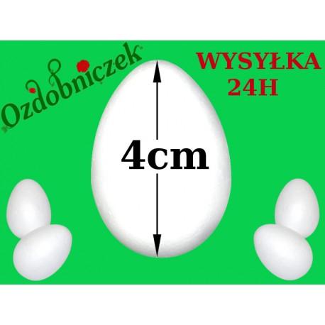 Jajko styropianowe 4 cm  