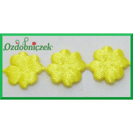 Aplikacje kwiatuszki mini cytrynowe