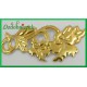 Aplikacje ornament gipiura złota