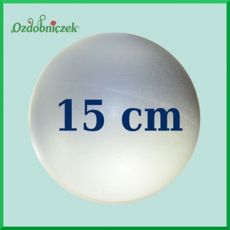 Kula styropianowa 15cm 