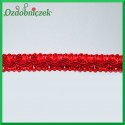 Taśma pleciona 1mb czerwona