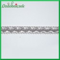 Taśma pleciona 1mb srebrna