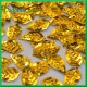Cekiny listki metaliczne złote
