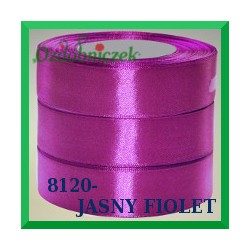 Wstążka tasiemka satynowa 25mm kolor jasny fiolet 8120
